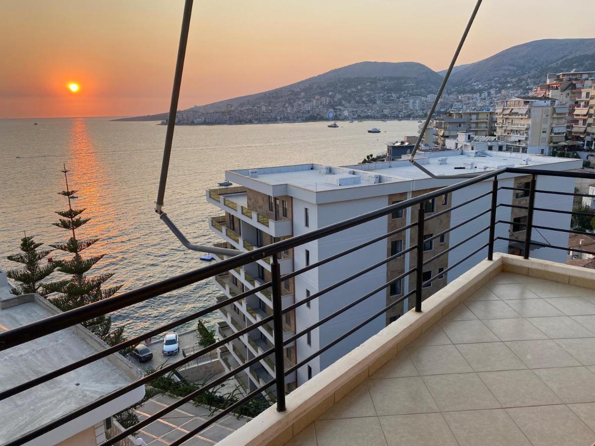 Apartment With Huge Sea View Balcony Sarande Luaran gambar