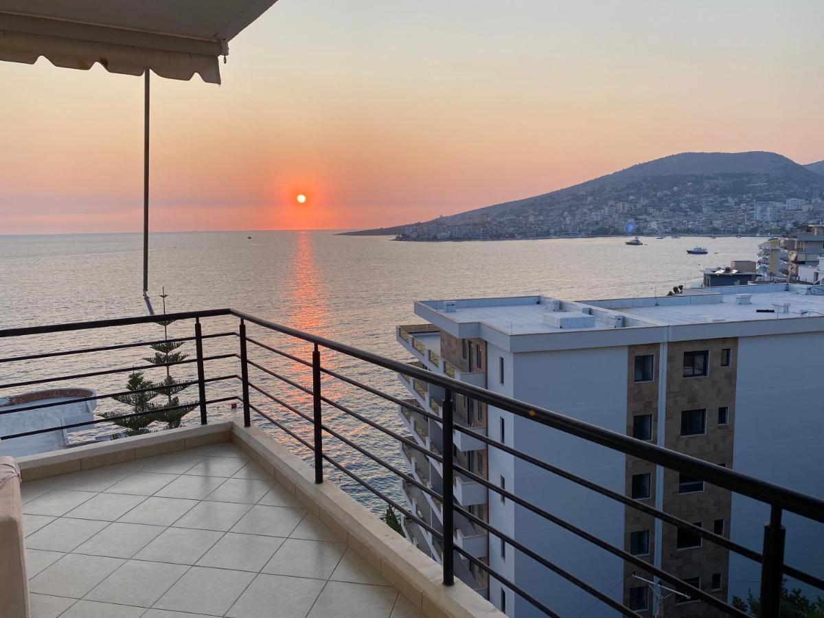 Apartment With Huge Sea View Balcony Sarande Luaran gambar
