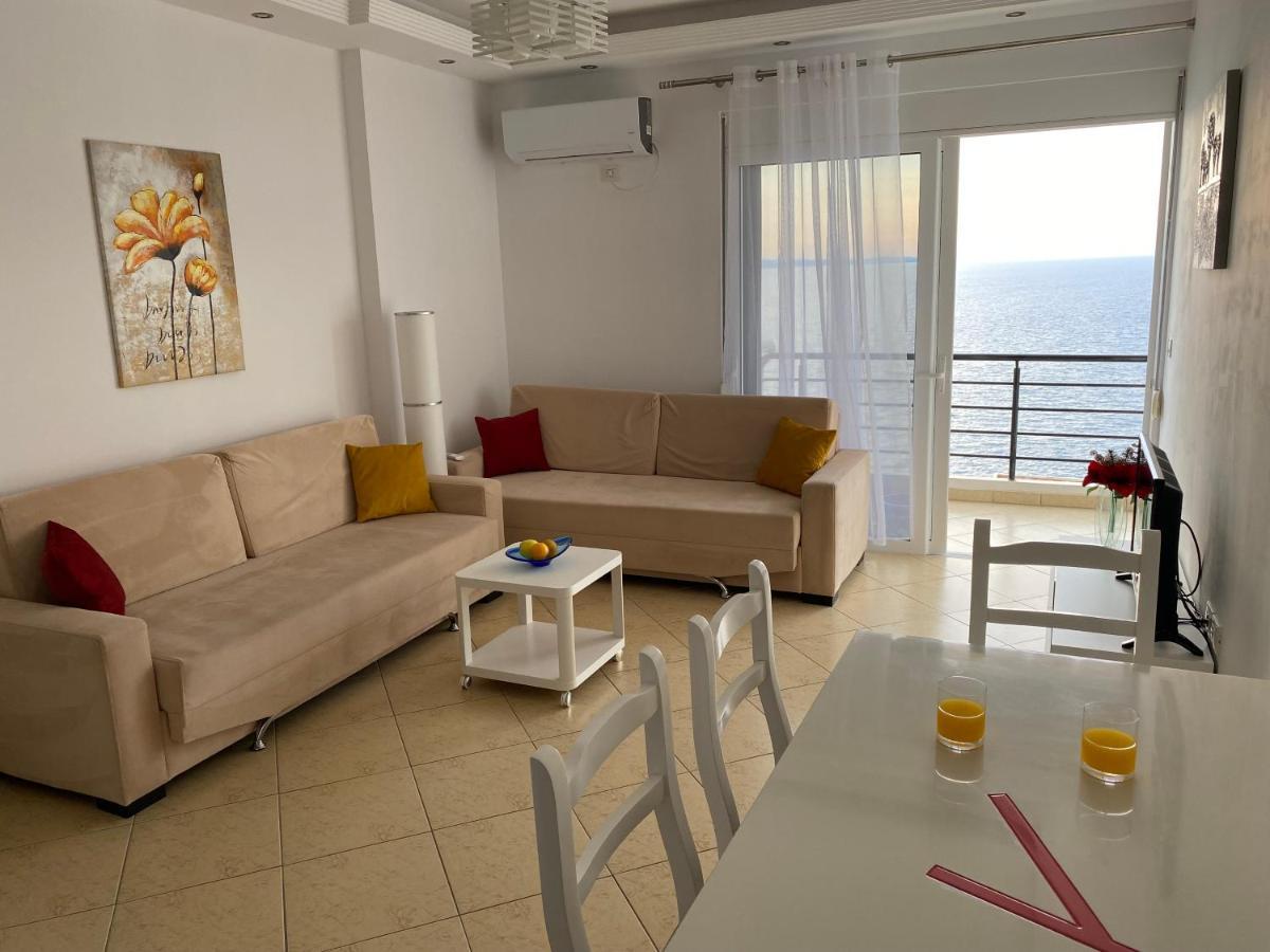 Apartment With Huge Sea View Balcony Sarande Luaran gambar