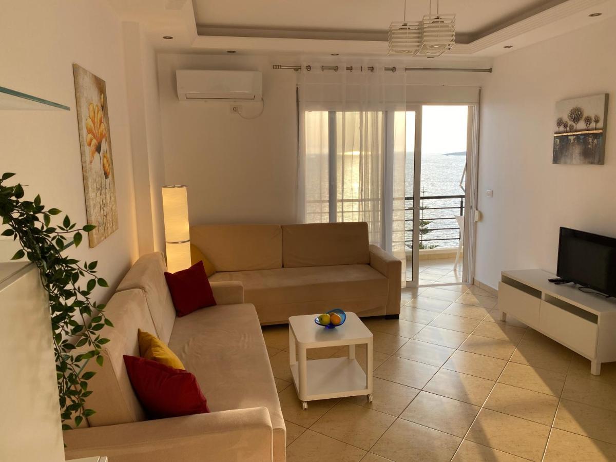 Apartment With Huge Sea View Balcony Sarande Luaran gambar