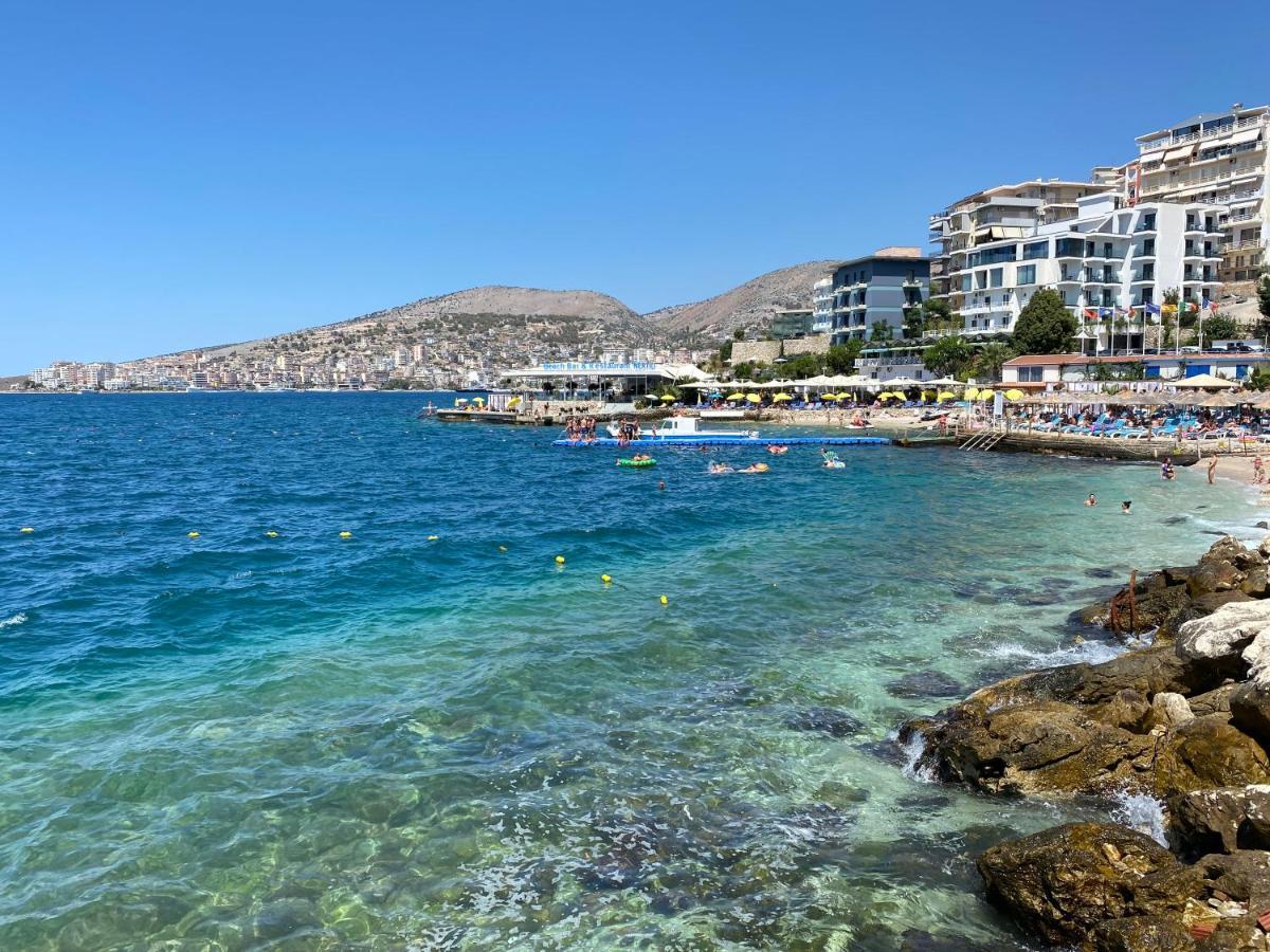 Apartment With Huge Sea View Balcony Sarande Luaran gambar