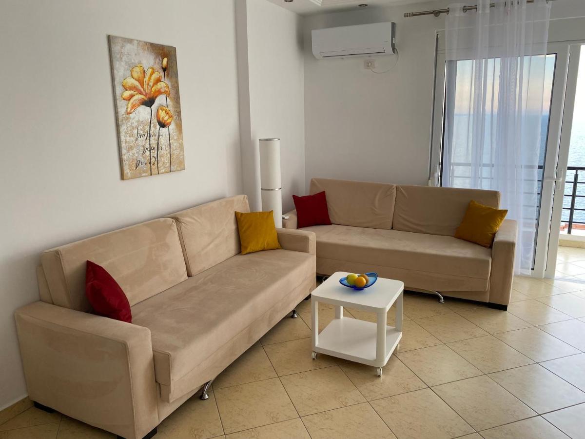 Apartment With Huge Sea View Balcony Sarande Luaran gambar