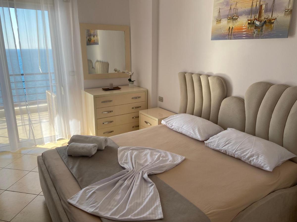 Apartment With Huge Sea View Balcony Sarande Luaran gambar